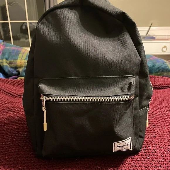 Herschel Supply Company Black Backpack with Red Lining Herschel Supply Co. Classic XL Black Backpack | Zumiez main image 2